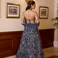 MIDNIGHT BLUE YASMINE LEHENGA SET